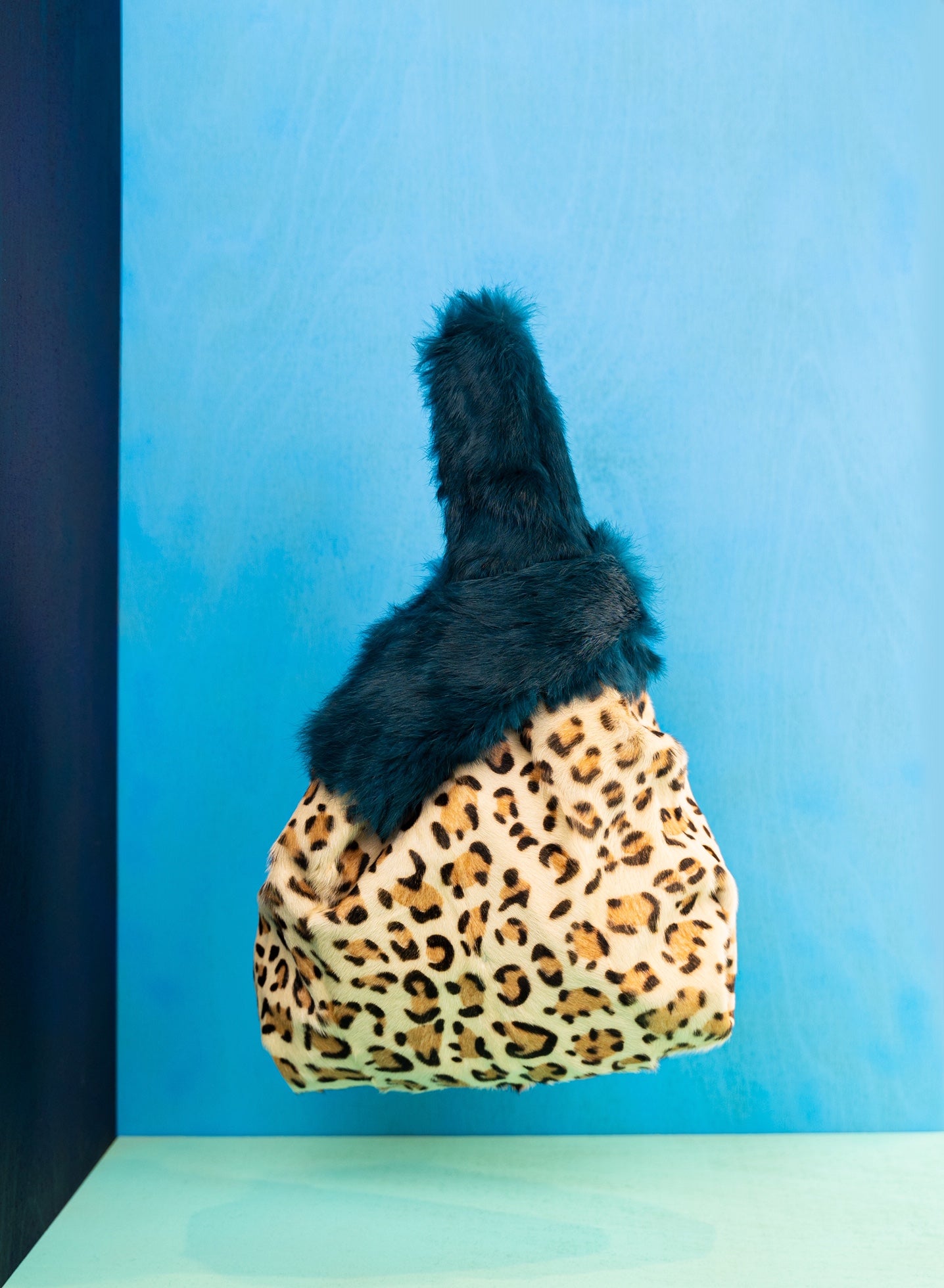 BG022-HOBO BAG LAPIN STAMPA ANIMALIER