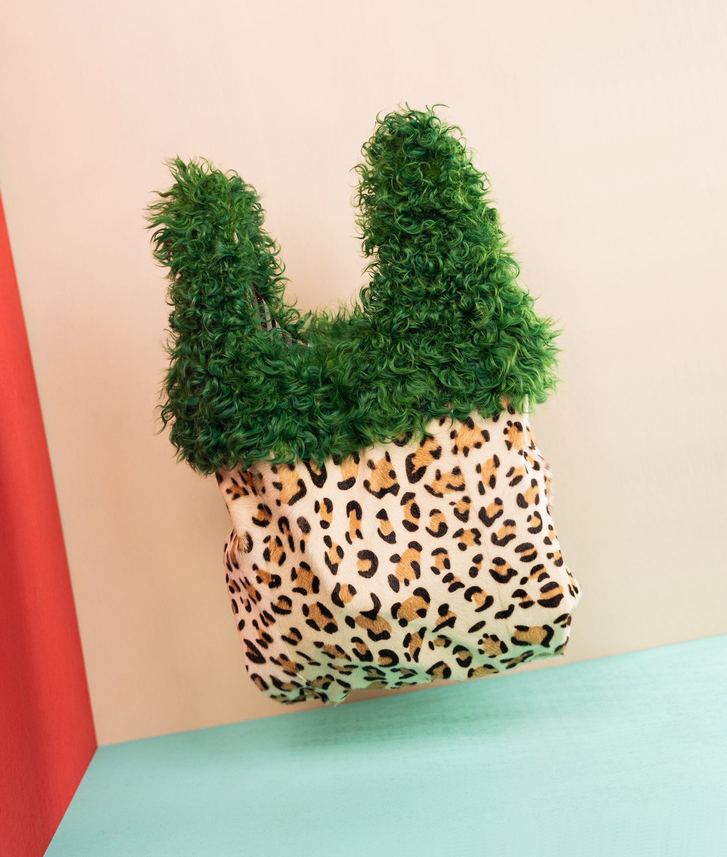 BG022-HOBO BAG LAPIN STAMPA ANIMALIER