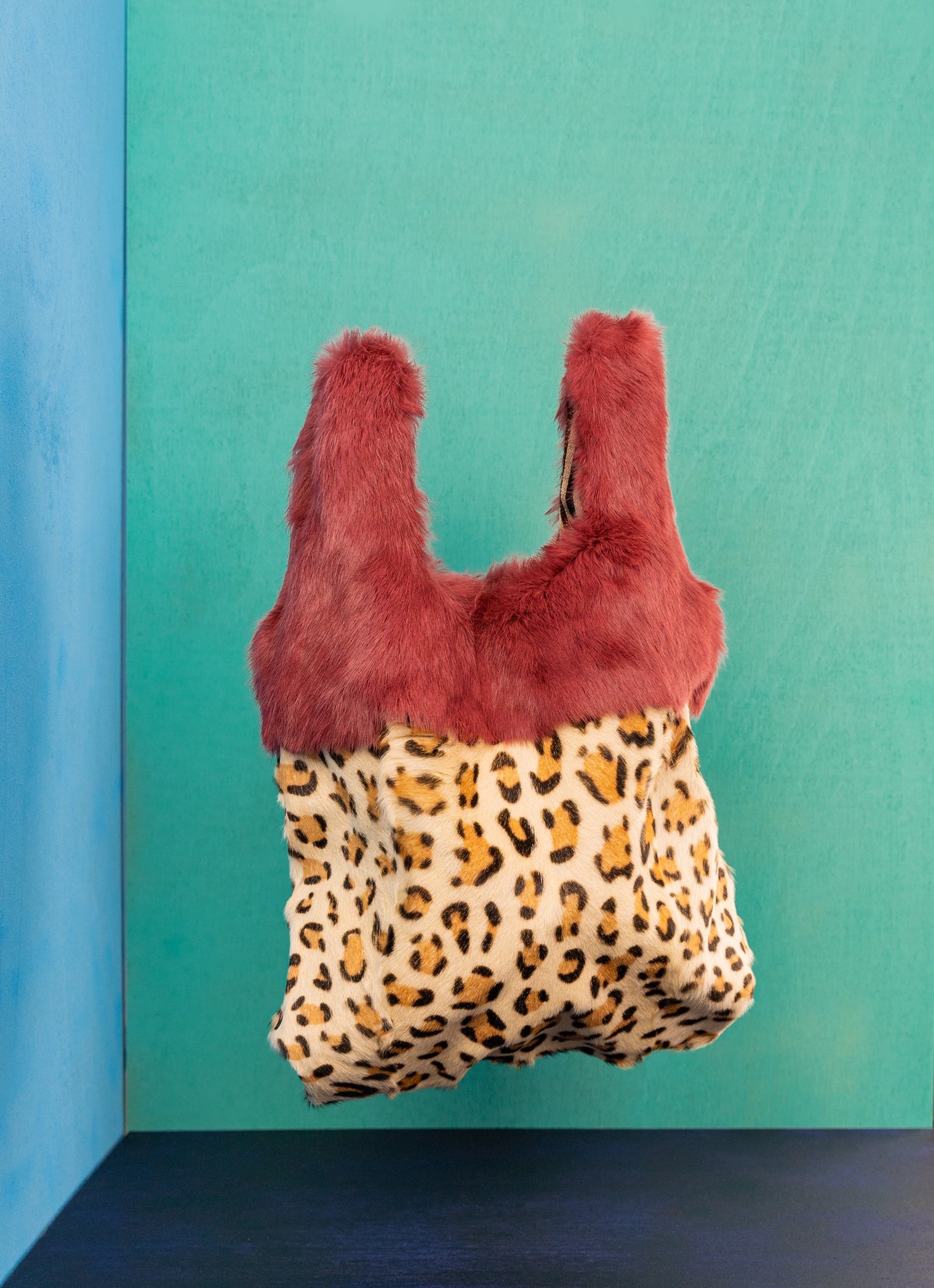 BG022-HOBO BAG LAPIN STAMPA ANIMALIER